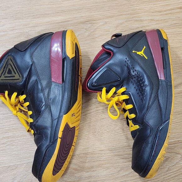 Nike Air Jordan SC 3 Shoes Size 13 Sneakers\'Black Gold Red\'-629877 031 main image 13